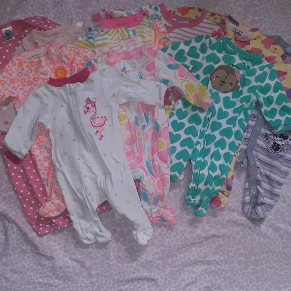 10 piece newborn sleepers